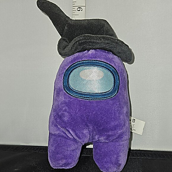 Toikido Other - Toikido Among Us Halloween 8” Purple Plush ~ Witch Hat Costume Crew Member NWOT